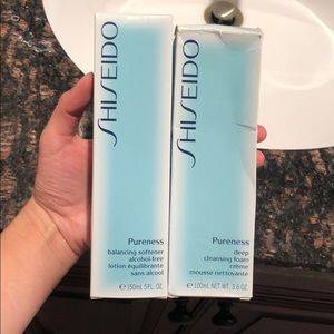 Shiseido “Pureness” softener & cleanser